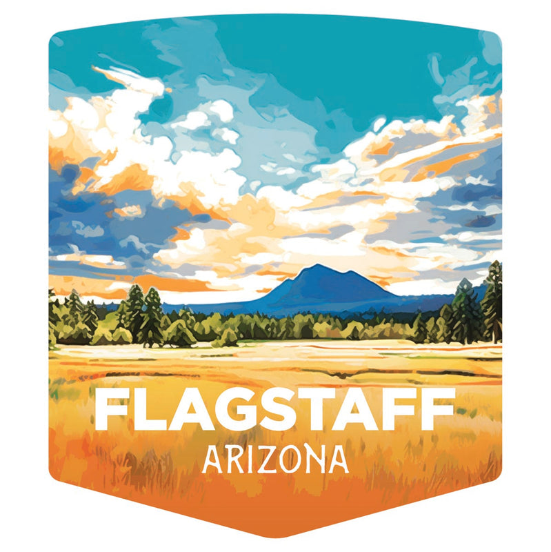 Flagstaff Arizona Souvenir Decoratve Flat Magnet or Sticker 2-Inch
