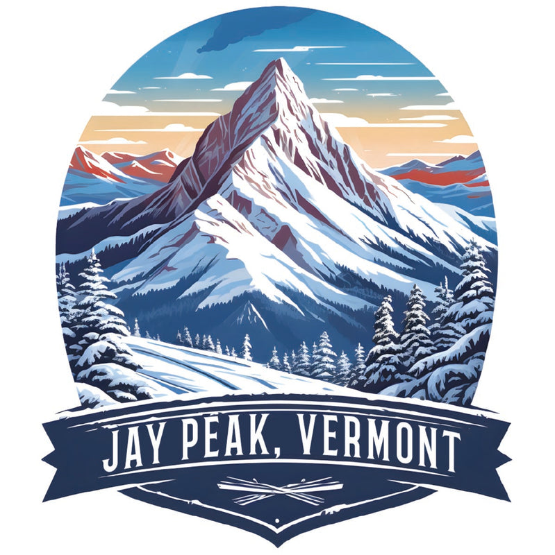 Jay Peak Vermont Souvenir Decoratve Flat Magnet or Sticker 2-Inch