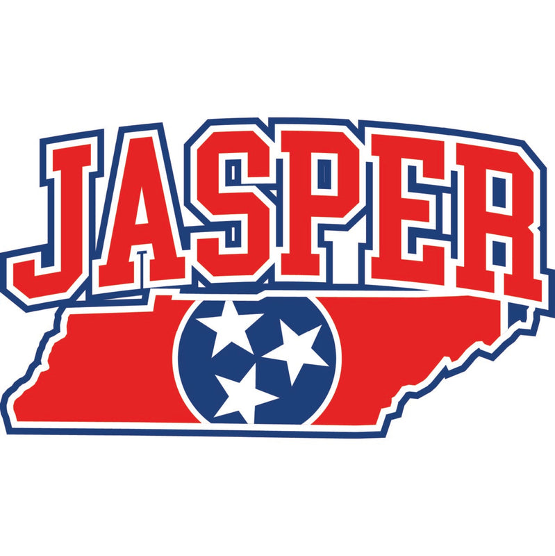 Jasper Tennessee Souvenir Decoratve Flat Magnet or Sticker 2-Inch