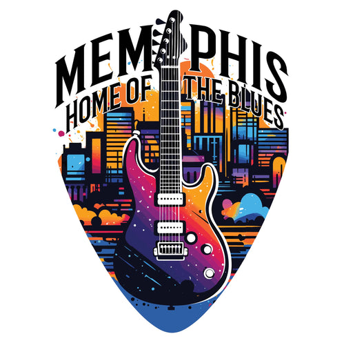 Memphis Tennessee Design B Souvenir Vinyl Decal Sticker 6-Inch