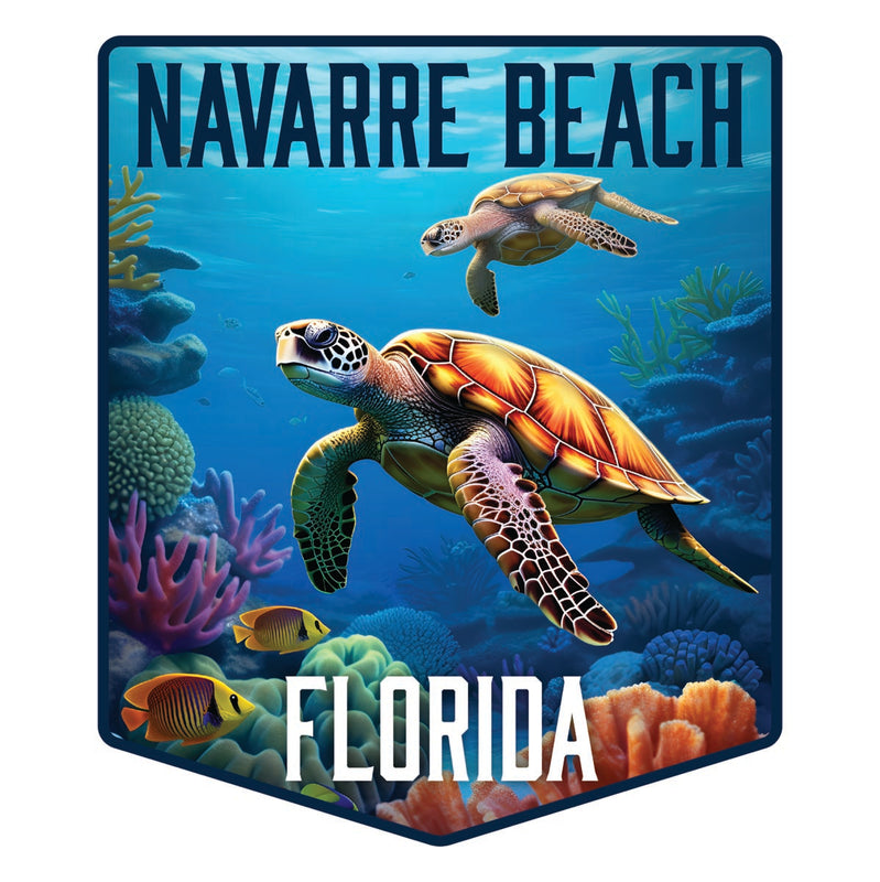 Navarre Beach Florida Souvenir Decoratve Flat Magnet or Sticker 2-Inch
