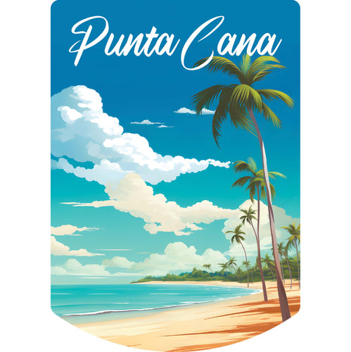 Punta Cana Dominican Republic Design D Souvenir Vinyl Decal Sticker 2-Inch