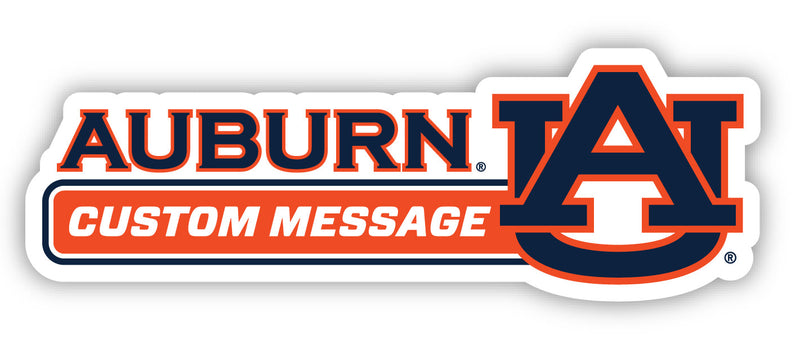 Auburn Tigers Customizable 4-Inch Wide Magnet/Sticker – Officially Licensed Sticker