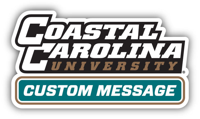 Coastal Carolina University Customizable 4-Inch Wide Magnet/Sticker – Officially Licensed Sticker