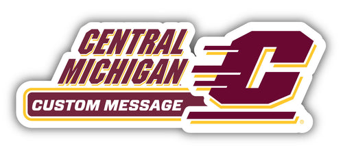 Central Michigan University 4-Inch Wide Customizable Vinyl Decal Sticker Officially Licensed Collegiate Product 