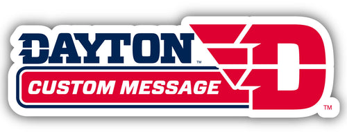 Dayton Flyers 4-Inch Wide Customizable Vinyl Decal Sticker Officially Licensed Collegiate Product 