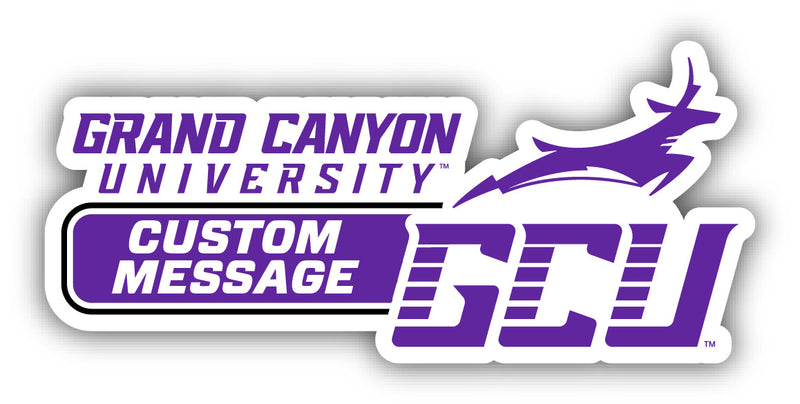 Grand Canyon University Lopes Customizable 4-Inch Wide Magnet/Sticker – Officially Licensed Sticker