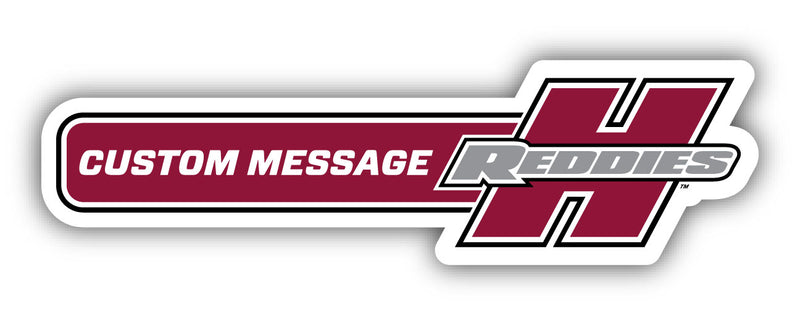 Henderson State Reddies 4-Inch Wide Customizable Vinyl Decal Sticker Officially Licensed Collegiate Product 