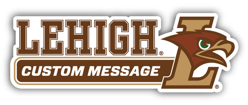 Lehigh University Mountain Hawks Customizable 4-Inch Wide Magnet/Sticker – Officially Licensed Sticker
