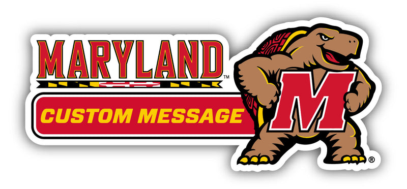Maryland Terrapins Customizable 4-Inch Wide Magnet/Sticker – Officially Licensed Sticker