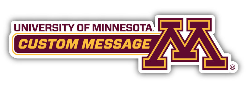 Minnesota Gophers Customizable 4-Inch Wide Magnet/Sticker – Officially Licensed Sticker