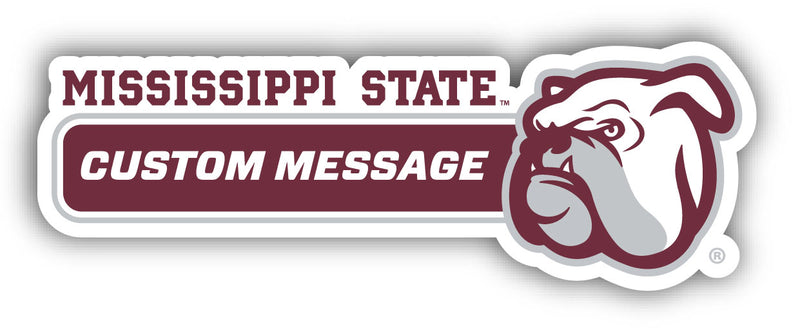 Mississippi State Bulldogs Customizable 4-Inch Wide Magnet/Sticker – Officially Licensed Sticker