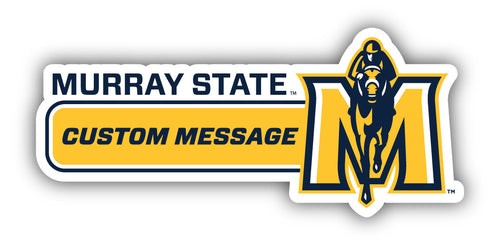 Murray State University 4-Inch Wide Customizable Vinyl Decal Sticker Officially Licensed Collegiate Product 