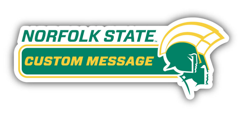 Norfolk State University Customizable 4-Inch Wide Magnet/Sticker – Officially Licensed Sticker