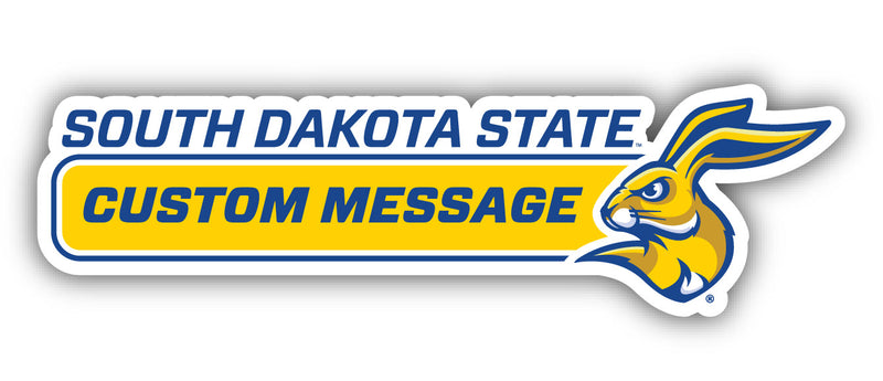 South Dakota State Jackrabbits Customizable 4-Inch Wide Magnet/Sticker – Officially Licensed Sticker