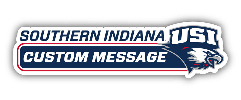 University of Southern Indiana Customizable 4-Inch Wide Magnet/Sticker – Officially Licensed Sticker