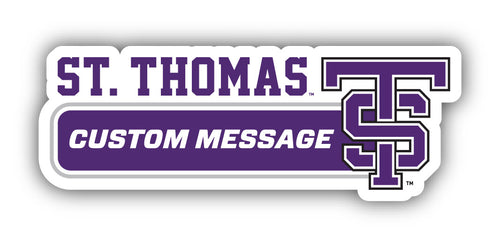 University of St. Thomas 4-Inch Wide Customizable Vinyl Decal Sticker Officially Licensed Collegiate Product 