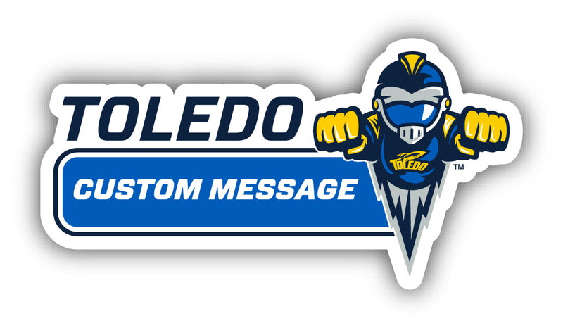 Toledo Rockets Customizable 4-Inch Wide Magnet/Sticker – Officially Licensed Sticker