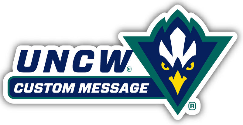 North Carolina Wilmington Seahawks Customizable 4-Inch Wide Magnet/Sticker – Officially Licensed Sticker