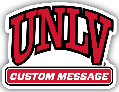 UNLV Rebels 4-Inch Wide Customizable Vinyl Decal Sticker Officially Licensed Collegiate Product 