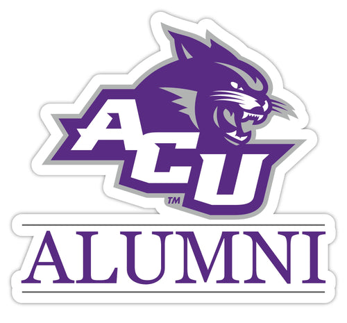 Abilene Christian University 4-Inch Alumni 4-Pack NCAA Vinyl Sticker - Durable School Spirit Decal