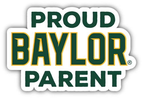 Baylor Bears 4-Inch Proud Parent NCAA Vinyl Sticker - Durable School Spirit Decal