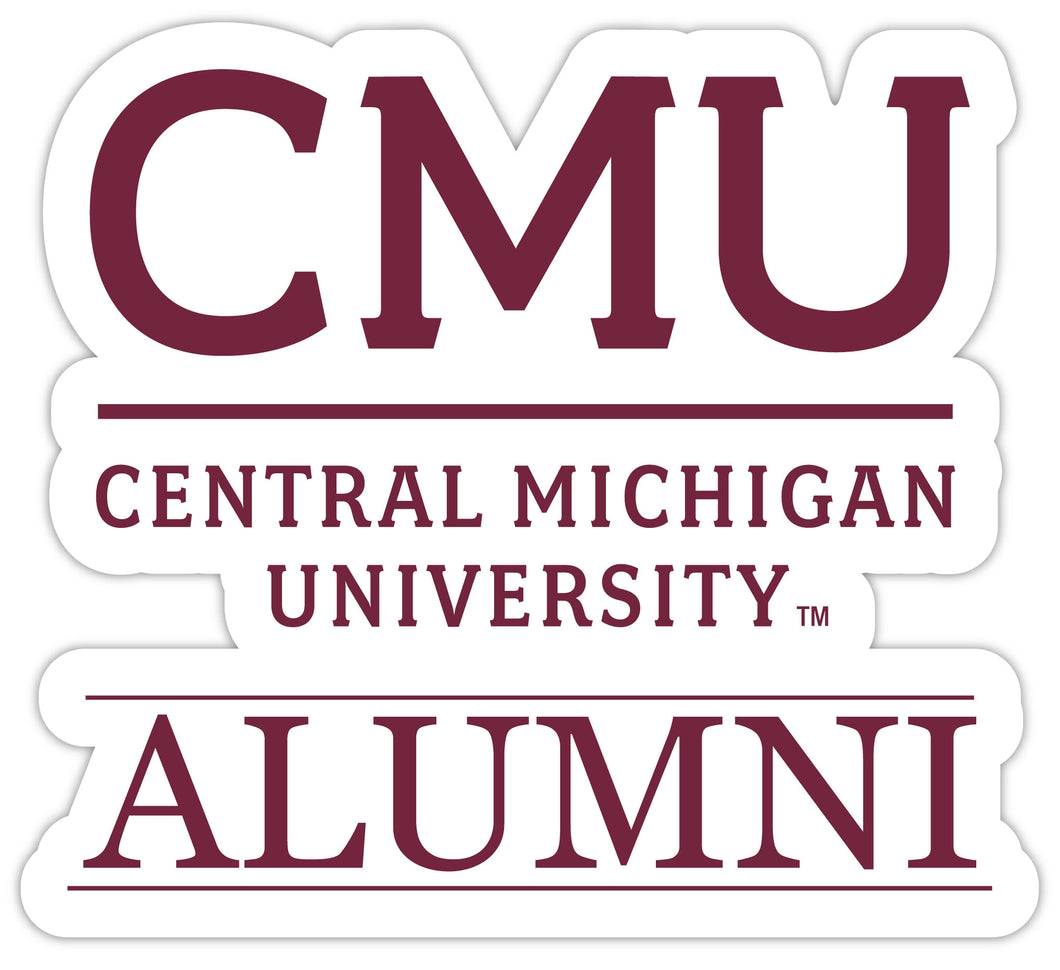 Central Michigan University 4-Inch Alumni NCAA Vinyl Sticker - Durable School Spirit Decal