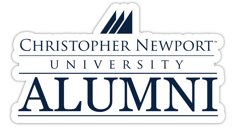 Christopher Newport Captains 4-Inch Alumni 4-Pack NCAA Vinyl Sticker - Durable School Spirit Decal
