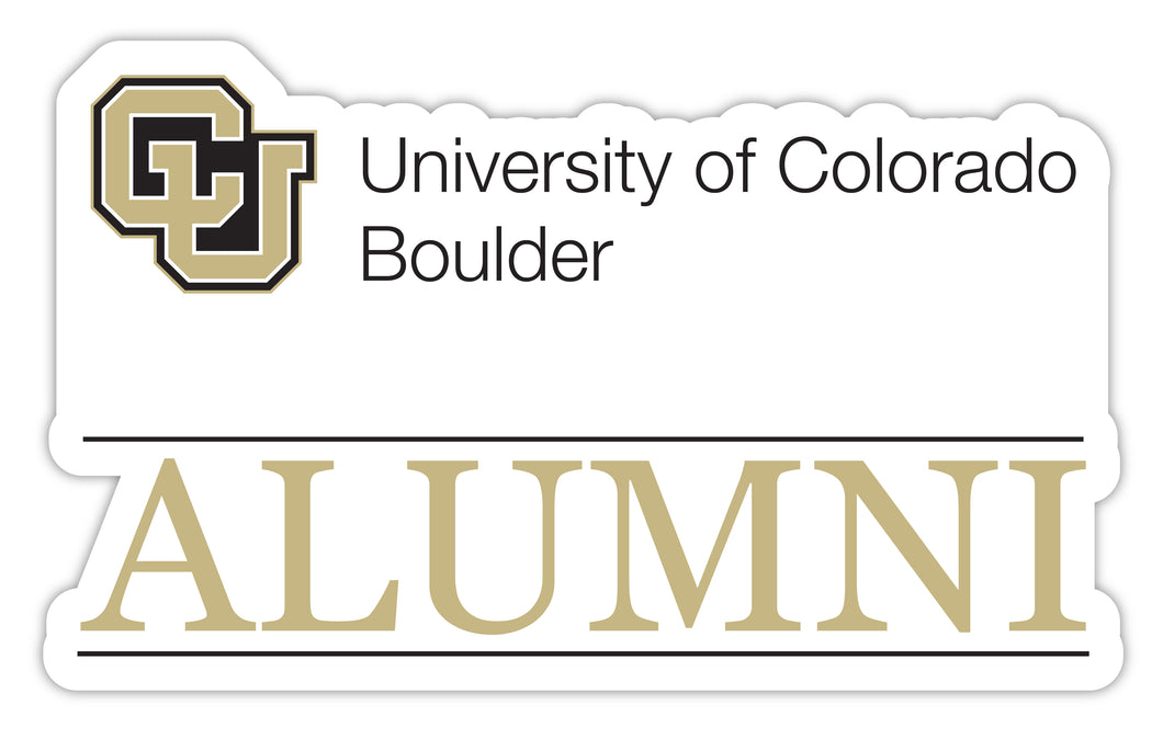 Colorado Buffaloes 4-Inch Alumni NCAA Vinyl Sticker - Durable School Spirit Decal