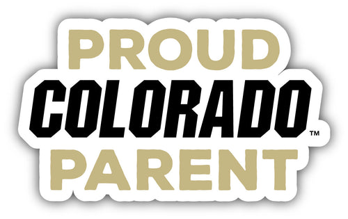 Colorado Buffaloes 4-Inch Proud Parent NCAA Vinyl Sticker - Durable School Spirit Decal