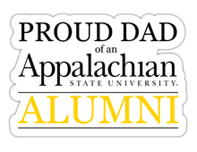 Load image into Gallery viewer, Appalachian State 4-Inch Mom or Dad of an Alumni NCAA Vinyl Sticker - Durable School Spirit Decal

