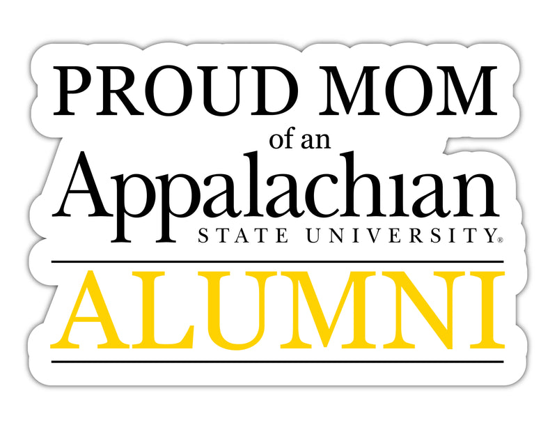 Appalachian State 4-Inch Mom or Dad of an Alumni NCAA Vinyl Sticker - Durable School Spirit Decal
