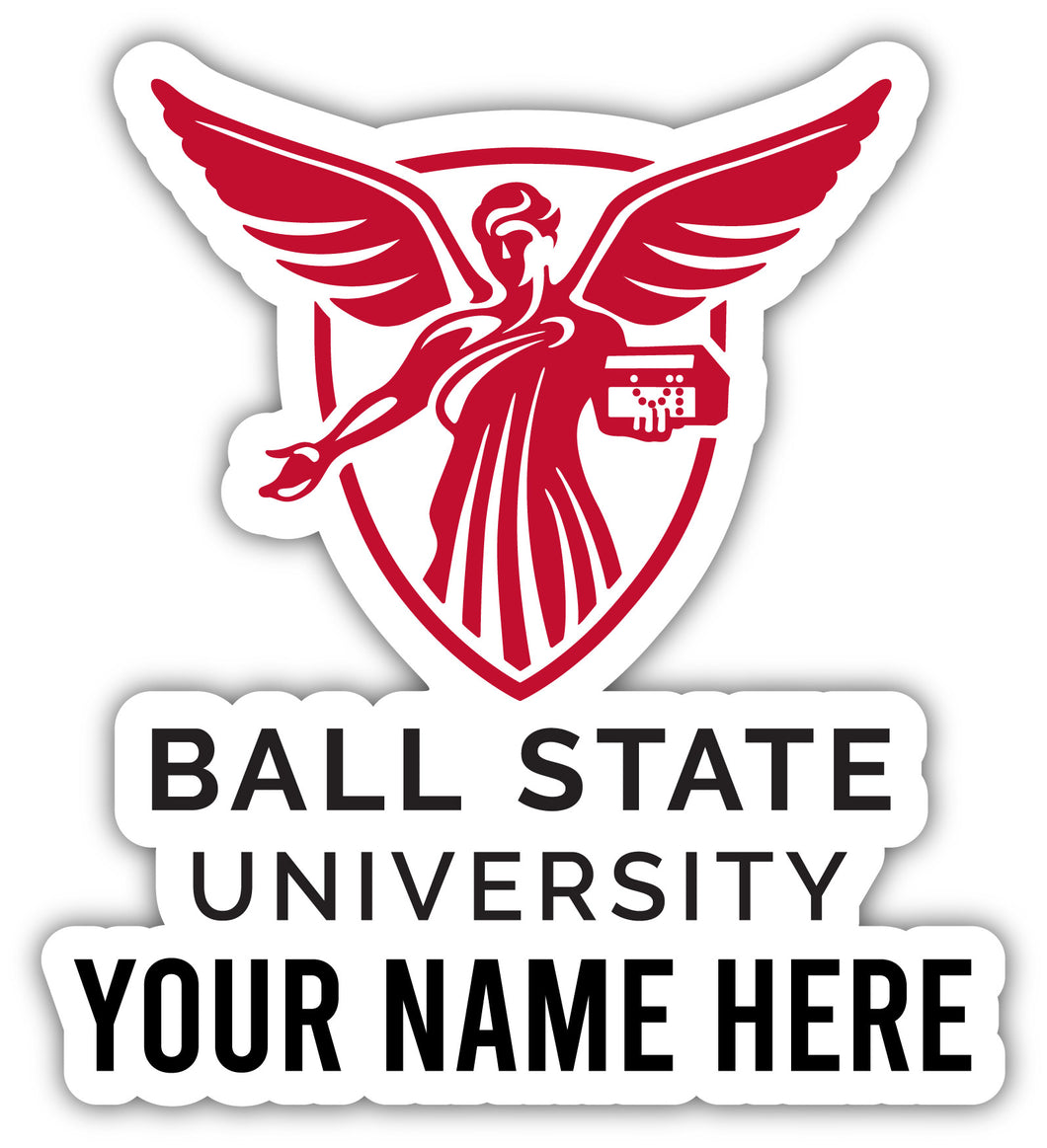 Ball State University Customizable Round Magnet Officially Licensed Collegiate Product 10-Inch
