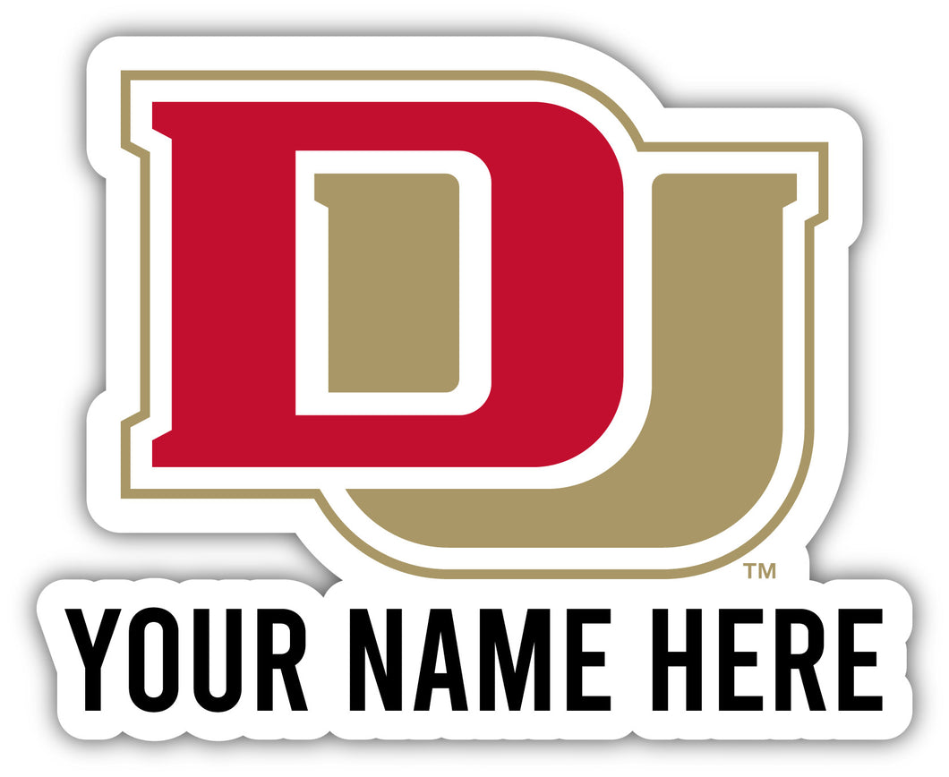 University of Denver Pioneers Customizable Round Vinyl Decal Sticker Officially Licensed Collegiate Product 2-Inch