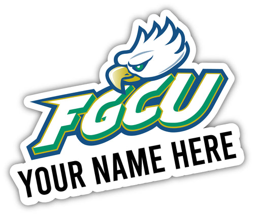 Florida Gulf Coast Eagles Customizable Round Vinyl Decal Sticker Officially Licensed Collegiate Product 12-Inch