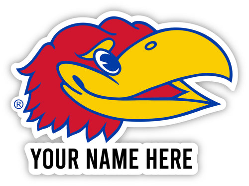 Kansas Jayhawks Customizable Round Magnet Officially Licensed Collegiate Product 3-Inch