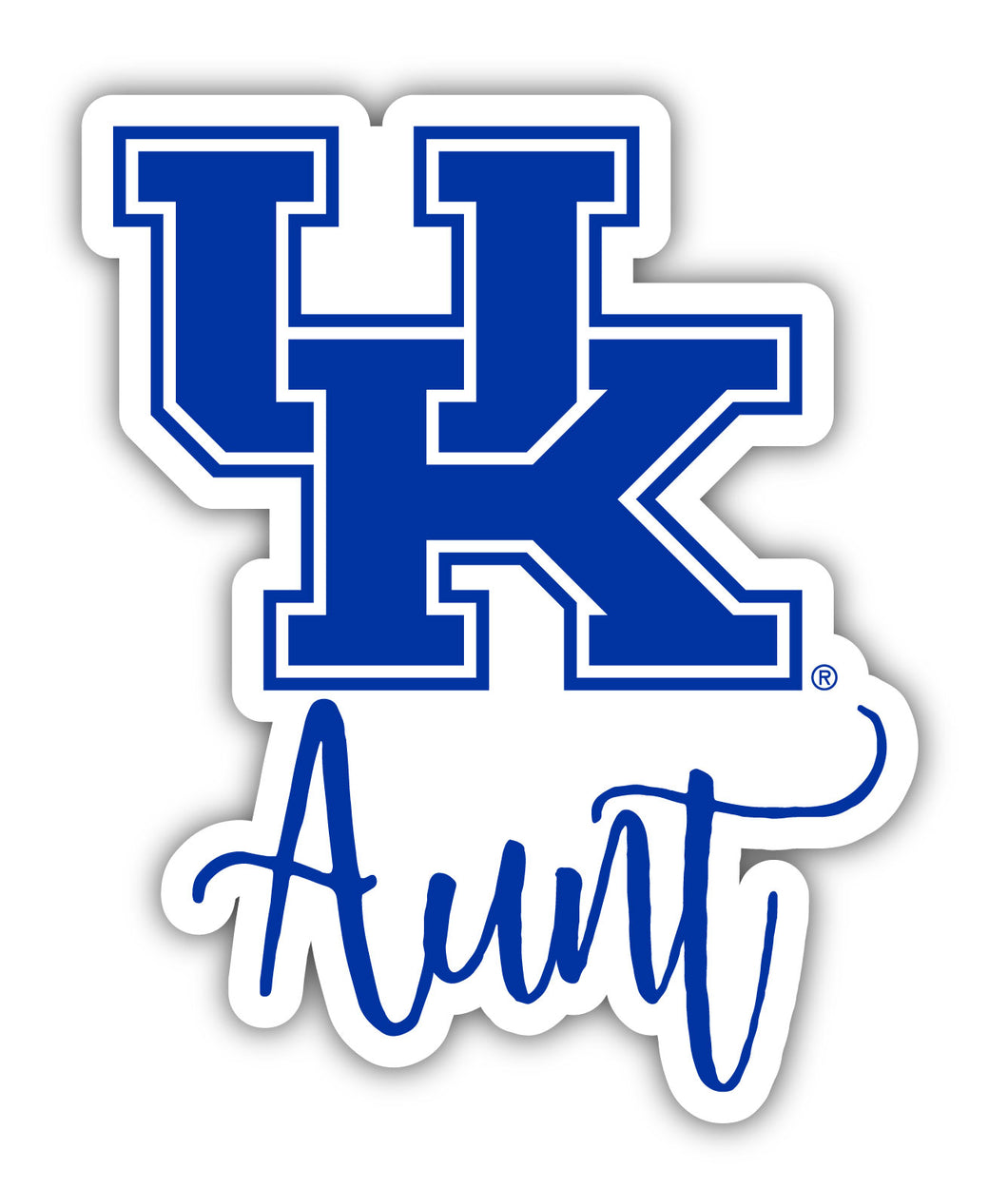 Kentucky Wildcats 4 Inch Vinyl Decal Sticker Aunt