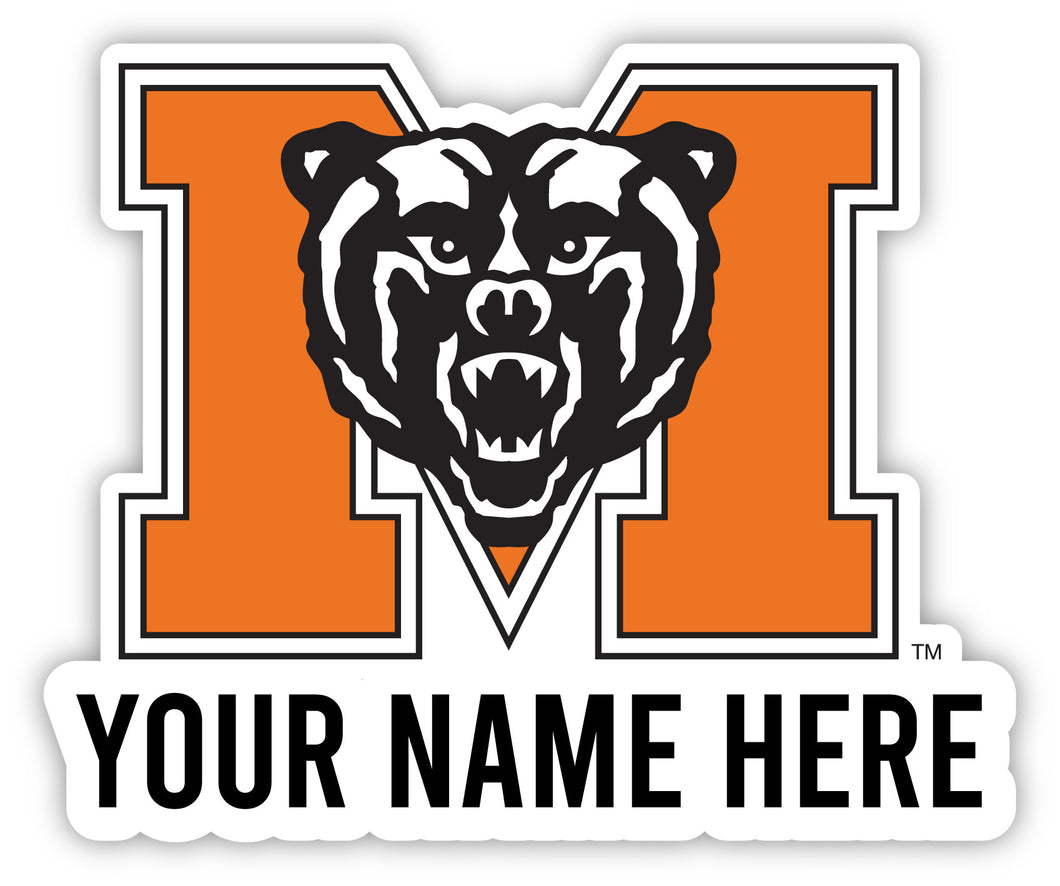 Mercer University Customizable Round Vinyl Decal Sticker Officially Licensed Collegiate Product 8-Inch