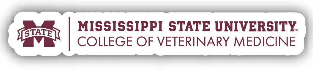 Mississippi State Bulldogs 4-Inch Custom With Name Vet NCAA Vinyl Decal Sticker for Fans, Students, and Alumni
