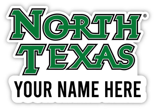 North Texas Customizable Round Magnet Officially Licensed Collegiate Product 3-Inch