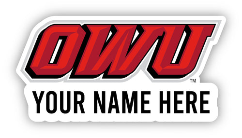 Ohio Wesleyan University Customizable Round Magnet Officially Licensed Collegiate Product 8-Inch