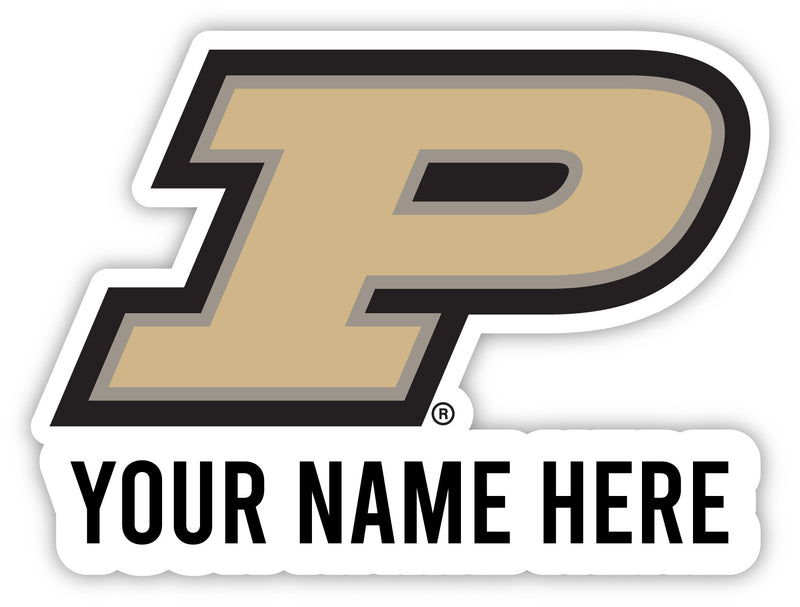 Purdue Boilermakers Customizable Round Vinyl Decal Sticker Officially Licensed Collegiate Product 3-Inch