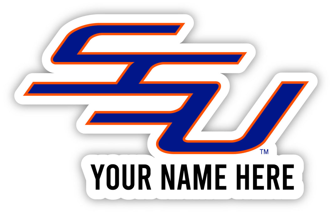 Savannah State University Customizable Round Vinyl Decal Sticker Officially Licensed Collegiate Product 8-Inch
