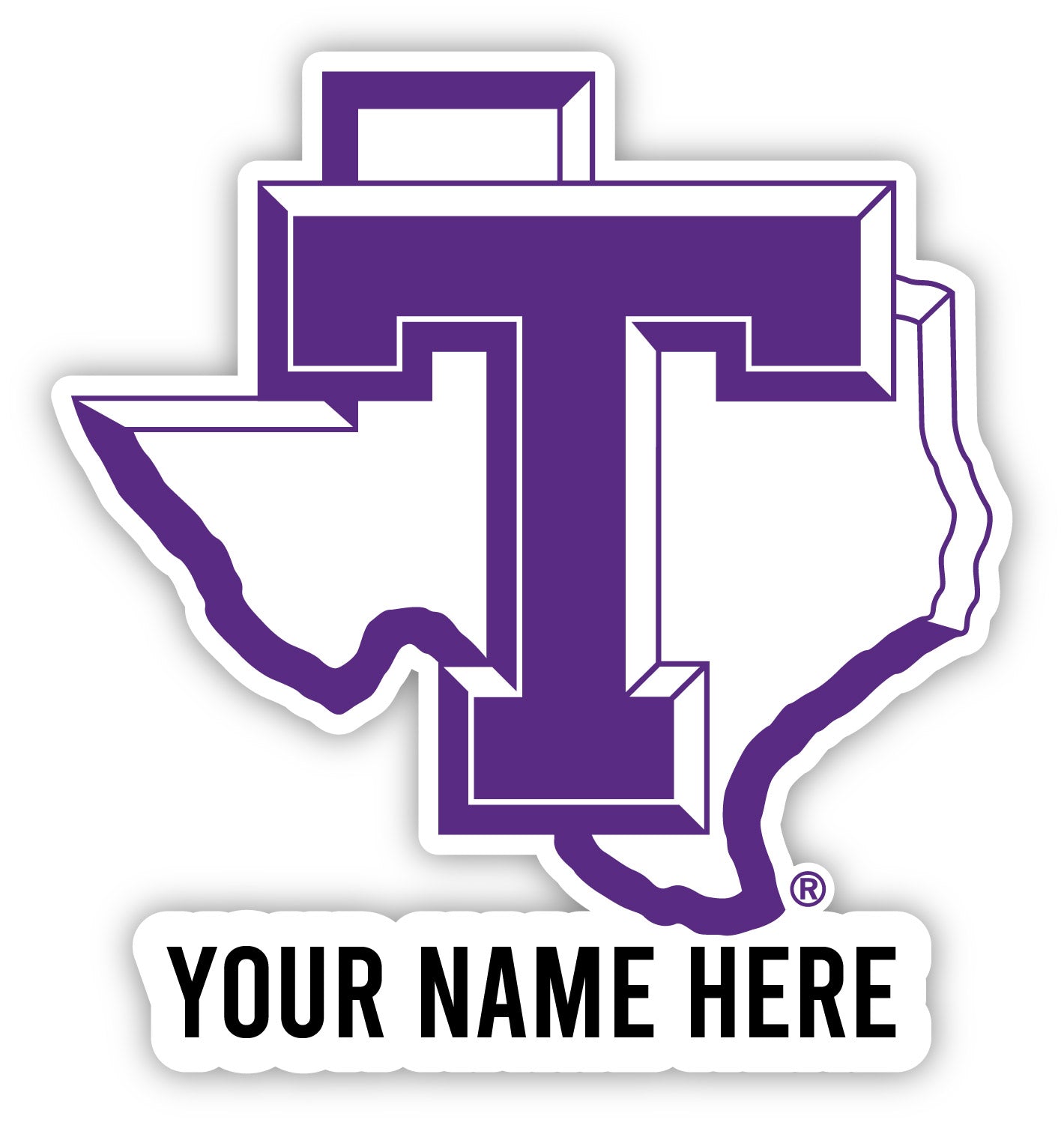 Tarleton State University Customizable Round Vinyl Decal Sticker ...