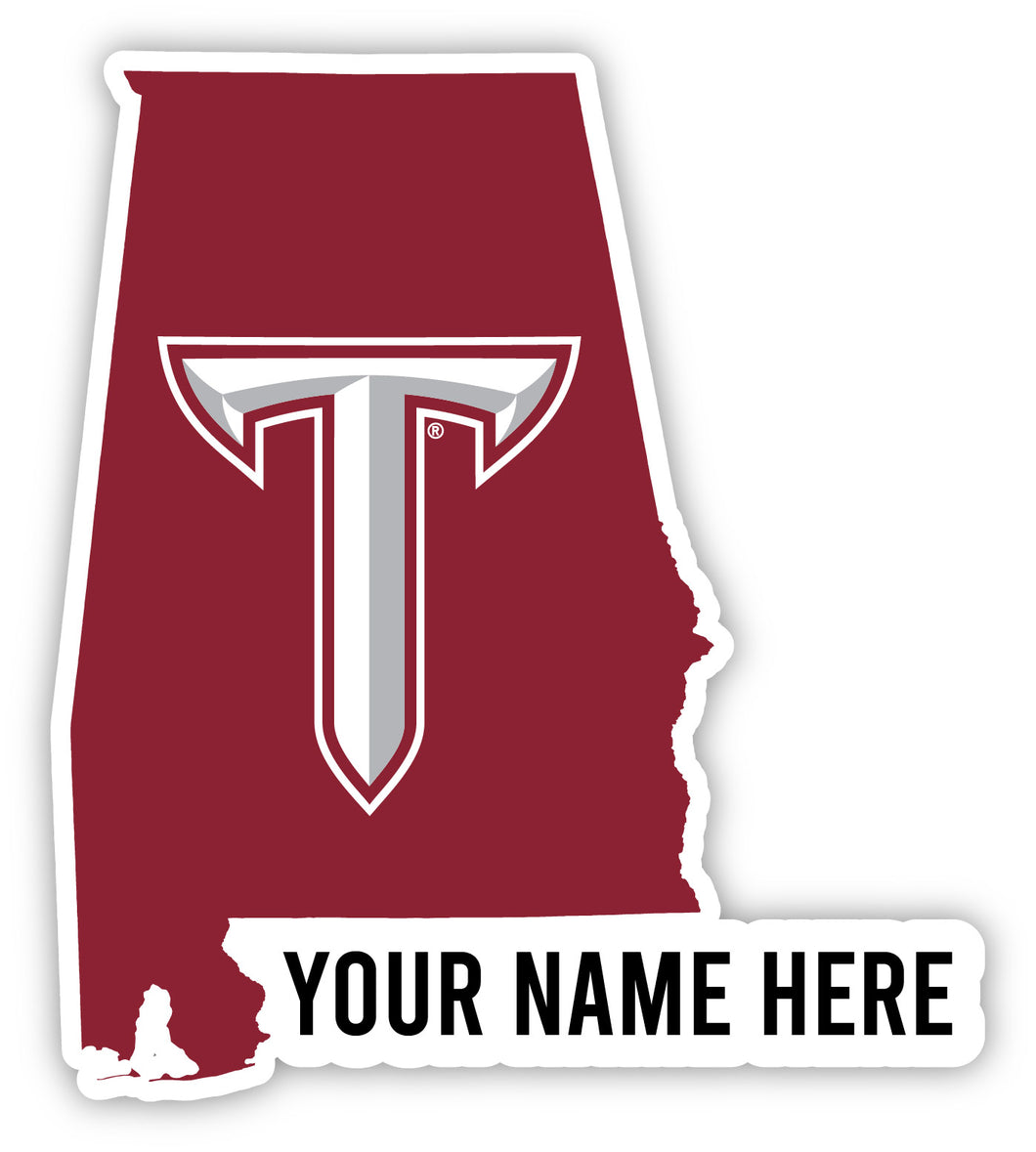Troy University Customizable Round Magnet Officially Licensed Collegiate Product 6-Inch