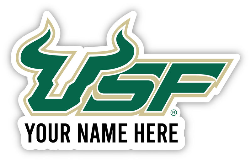 South Florida Bulls Customizable Round Vinyl Decal Sticker Officially Licensed Collegiate Product 12-Inch