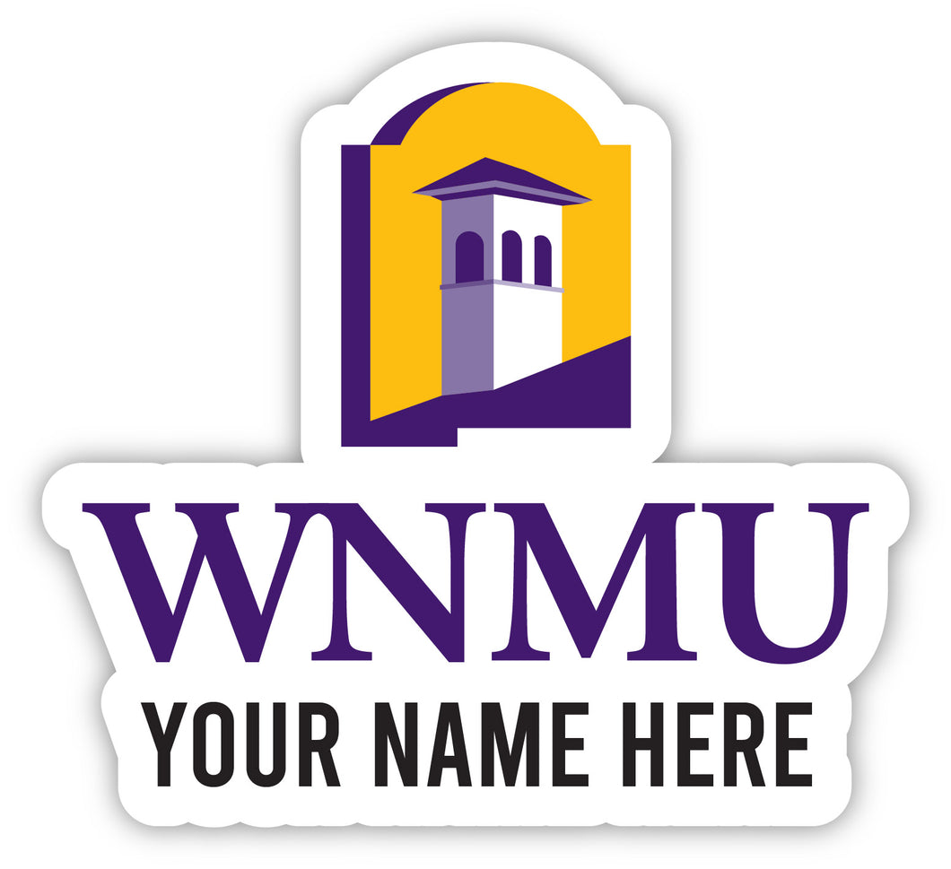 Western New Mexico University Customizable Round Vinyl Decal Sticker Officially Licensed Collegiate Product 8-Inch