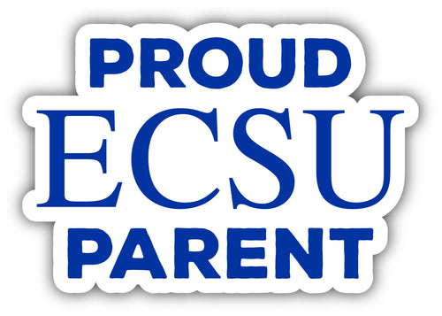 Elizabeth City State University 4-Inch Proud Parent NCAA Vinyl Sticker - Durable School Spirit Decal