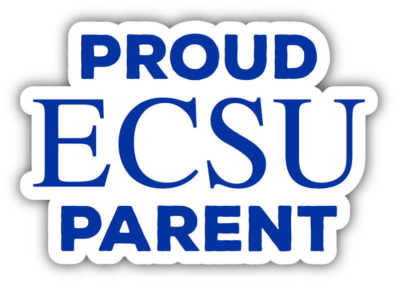 Elizabeth City State University 4-Inch Proud Parent NCAA Vinyl Sticker - Durable School Spirit Decal
