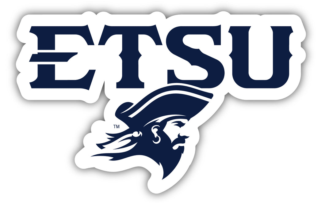 East Tennessee State University 4 Inch Vinyl Decal Magnet Officially Licensed Collegiate Product